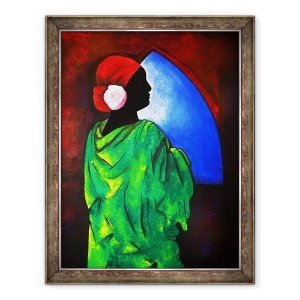 Tablou inramat - Patricia Brintle - Trandafir Camelia, 60 x 80 cm