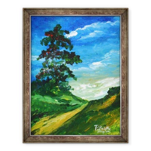 Tablou inramat - Patricia Brintle - Vechiul stejar, 70 x 90 cm