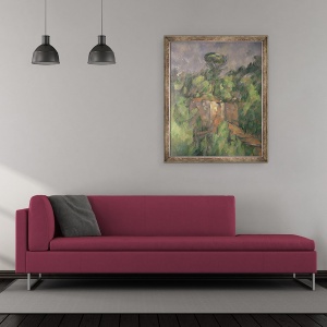 Tablou inramat - Paul Cezanne - Bibemus Quarry, 50 x 60 cm - Img 2