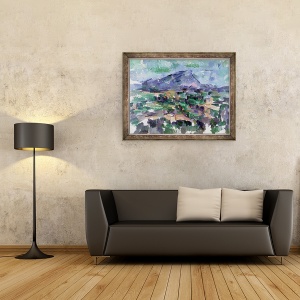 Tablou inramat - Paul Cezanne - Muntele Sainte-Victoire II, 60 x 80 cm - Img 2