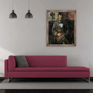 Tablou inramat - Paul Cezanne - Portret De Ambroise Vollard, 50 x 60 cm - Img 2