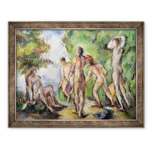 Tablou inramat - Paul Cezanne - Saldatori, 60 x 80 cm