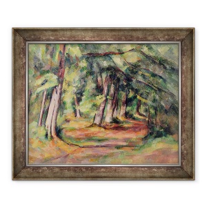 Tablou inramat - Paul Cezanne - Underwood langa Jas de Bouffan 1890-94, 50 x 60 cm
