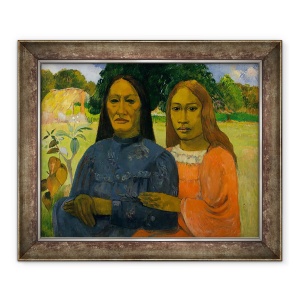 Tablou inramat - Paul Gauguin - Doua Femei, 70 x 85 cm