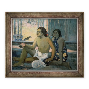 Tablou inramat - Paul Gauguin - Eiaha Ohipa sau Tahitieni intr-o camera, 70 x 85 cm