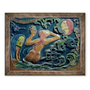 Tablou inramat - Paul Gauguin - Fii misterios, 60 x 80 cm