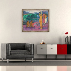 Tablou inramat - Paul Gauguin - Invocarea, 50 x 60 cm - Img 2