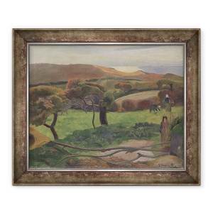 Tablou inramat - Paul Gauguin - Peisaj din Bretagne, 70 x 85 cm