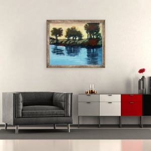Tablou inramat - Paul Powis - Amurg, 70 x 85 cm - Img 2
