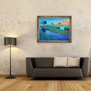 Tablou inramat - Paul Powis - River Teme, 60 x 80 cm - Img 2