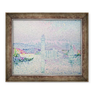 Tablou inramat - Paul Signac - Farul din Antibes, 50 x 60 cm