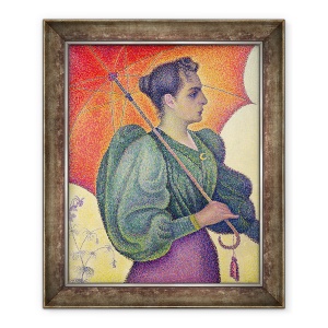 Tablou inramat - Paul Signac - Femeie cu umbrela de soare, 50 x 60 cm