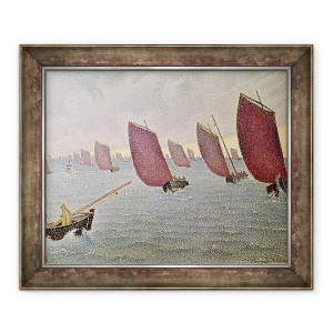 Tablou inramat - Paul Signac - Vant, Concarneau, 50 x 60 cm