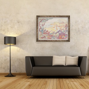 Tablou inramat - Paul Signac - Vremuri armonioase, 60 x 80 cm - Img 2