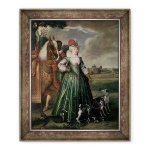 Tablou inramat - Paul van Somer - Anne din Danemarca, 50 x 60 cm