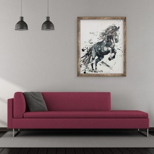 Tablou inramat - Penny Warden - Bellicose, 2015, 50 x 60 cm - Img 2