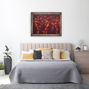 Tablou inramat - Penny Warden - Extravaganza, 2009, 60 x 80 cm - Img 3