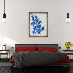 Tablou inramat - Penny Warden - Floare IV, 60 x 80 cm - Img 3