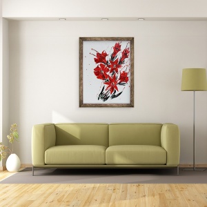 Tablou inramat - Penny Warden - Floare VI, 70 x 90 cm - Img 2