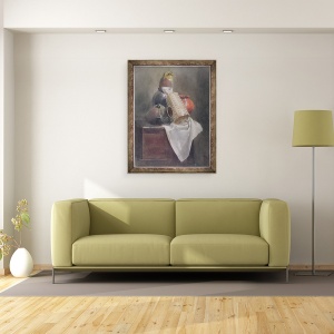 Tablou inramat - Peter de Wint - Natura moarta, Oale, 70 x 90 cm - Img 2
