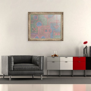 Tablou inramat - Peter McClure - Coperta de carte II, 20-20, 50 x 60 cm - Img 2