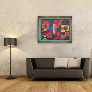 Tablou inramat - Peter McClure - NATIV AMERICAN, 70 x 90 cm - Img 2