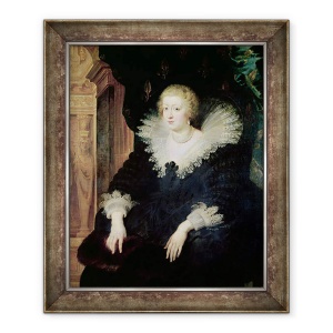 Tablou inramat - Peter Paul Rubens - Portretul Annei De Austria 1601-66 c.1622, 50 x 60 cm