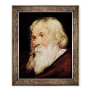 Tablou inramat - Peter Paul Rubens - seful unui batran, 50 x 60 cm