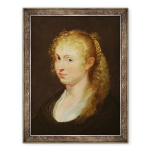 Tablou inramat - Peter Paul Rubens - Tanara femeie cu par cret, 70 x 90 cm