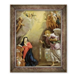 Tablou inramat - Philippe de Champaigne - Buna Vestire, 70 x 85 cm