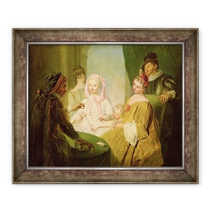 Tablou inramat - Philippe Mercier - Conjuratul, 50 x 60 cm