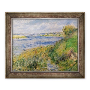 Tablou inramat - Pierre Auguste Renoir - Bancile Senei, Champrosay, 50 x 60 cm