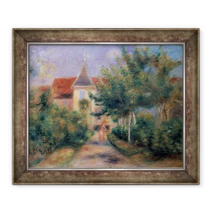 Tablou inramat - Pierre Auguste Renoir - Casa lui Renoir de la Essoyes, 70 x 85 cm