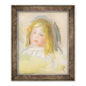 Tablou inramat - Pierre Auguste Renoir - Copil cu Par Blond, 50 x 60 cm