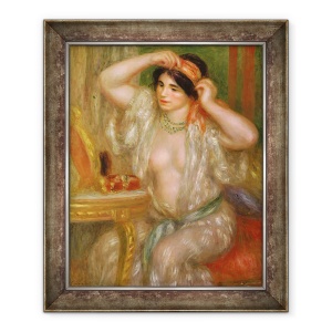 Tablou inramat - Pierre Auguste Renoir - Gabrielle la oglinda, 50 x 60 cm