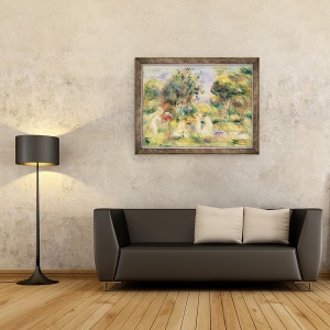 Tablou inramat - Pierre Auguste Renoir - La scaldat I, 60 x 80 cm - Img 2