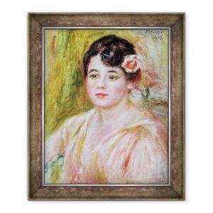 Tablou inramat - Pierre Auguste Renoir - Portret De Adele Besson, 70 x 85 cm