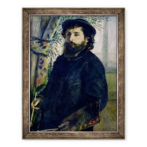 Tablou inramat - Pierre Auguste Renoir - Portretul lui Claude Monet 1840-1926 1875, 60 x 80 cm