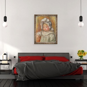 Tablou inramat - Pierre Auguste Renoir - Portretul unui copil, 70 x 90 cm - Img 3