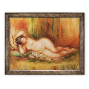 Tablou inramat - Pierre Auguste Renoir - Scaldator rabatabil, 70 x 90 cm