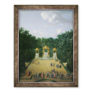 Tablou inramat - Pierre-Denis Martin - Groves de Baile lui Apollo in Gradinile Versailles, 70 x 90 cm