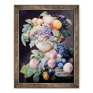 Tablou inramat - Pierre-Joseph Redouté - Fructe, 70 x 90 cm