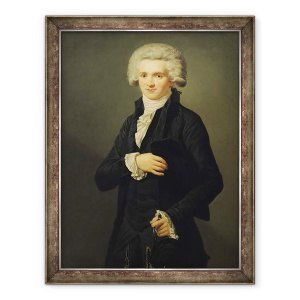 Tablou inramat - Pierre Roch Vigneron - Maximilien de Robespierre 1758-94 1791, 70 x 90 cm