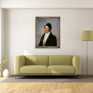 Tablou inramat - Pierre Roch Vigneron - Portretul lui Louis-Philippe 1773-1850 Regele Frantei, 60 x 80 cm - Img 2