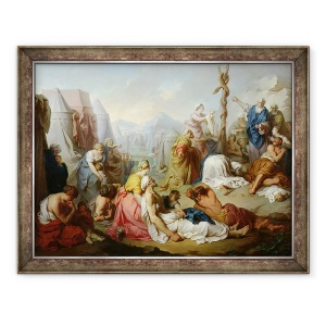 Tablou inramat - Pierre Subleyras - sarpele de arama, 60 x 80 cm