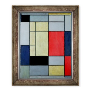 Tablou inramat - Piet Mondrian - Compozitie I, 70 x 85 cm