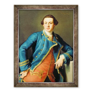 Tablou inramat - Pompeo Girolamo Batoni - Portret De Sir John Armytage 1732-58 Al doilea Bart de Kirklees, 70 x 90 cm