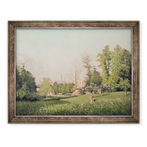 Tablou inramat - Prosper Galerne - in Parcul Issy-les-Moulineaux, 70 x 90 cm