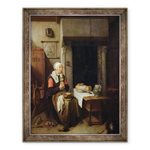 Tablou inramat - Quiringh Gerritsz van Brekelenkam - Harul, 70 x 90 cm