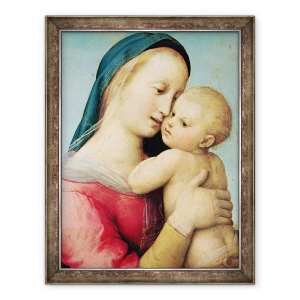 Tablou inramat - Raphael - Detaliu al Madonnei Tempi, 70 x 90 cm